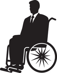 Inclusive Expedition Wheelchair Vector Logo Wheels Beyond Boundaries Disabled Icon