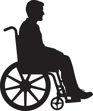 recommend clip art: Wheelchair Wings Vector Logo for Wheelchair Design Adaptive Ascension Disabled Person on Wheels
