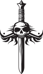 Nautical Nobility Vector Logo of an Elegant Pirate Blade Majestic Marauder Ornate Pirate Sword Emblem