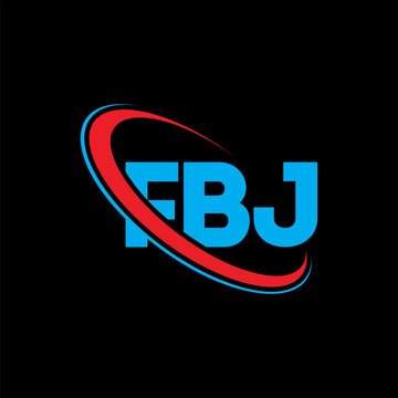 FBJ logo. FBJ letter. FBJ letter logo design. Intitials FBJ logo linked with circle and uppercase monogram logo. FBJ typography for technology, business and real estate brand.