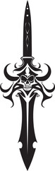Corsair Couture Charm Fancy Pirate Sword Icon Design Buccaneers Regalia Radiance Vector Emblem of an Opulent Pirate Blade