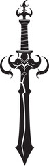 Dapper Deckhand Elegant Pirate Sword Emblem Opulent Plunder Fancy Cutlass Logo Design