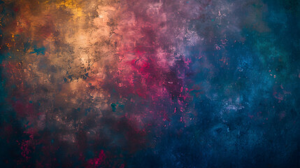 Vibrant and Diverse Abstract Painting With a Multitude of Colors and Shapes