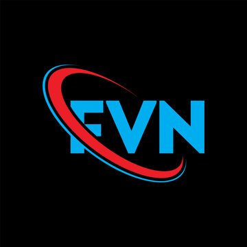FVN logo. FVN letter. FVN letter logo design. Initials FVN logo linked with circle and uppercase monogram logo. FVN typography for technology, business and real estate brand.