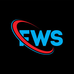 FWS logo. FWS letter. FWS letter logo design. Initials FWS logo linked with circle and uppercase monogram logo. FWS typography for technology, business and real estate brand.