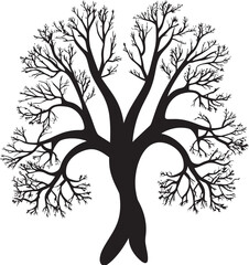 Alveolar Arboretum Respiratory Tree Icon RespiraFoliage Human Lungs as Branching Tree Vector