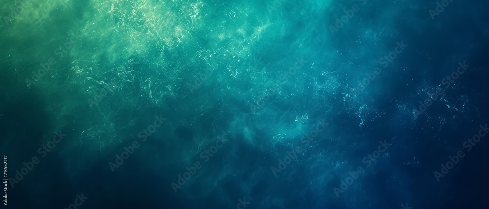 Poster dark green glowing grainy gradient background noise texture for webpage header, banner design