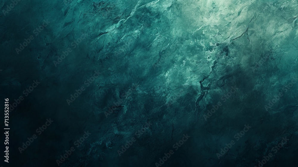 Poster dark green glowing grainy gradient background noise texture for webpage header, banner design