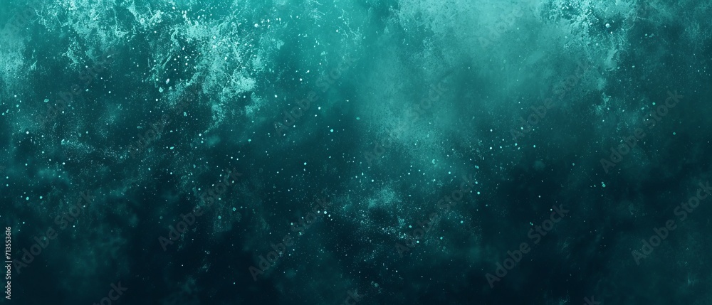 Poster dark green glowing grainy gradient background noise texture for webpage header, banner design