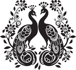 Fototapeta premium Majestic Moments Vector Logo of Ethereal Matrimony Vibrant Vows Indian Wedding Bliss Icon