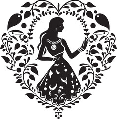 Majestic Nuptials Wedding Bliss Emblem Radiant Union Cultural Wedding Symbol