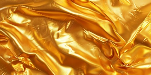  Smooth curved gold metallic foil texture backgrounds.