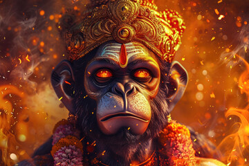A picture of a monkey wearing a crown. Suitable for various uses