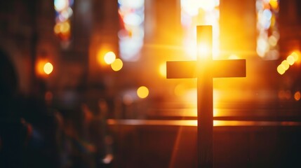 Close Up of Church Cross