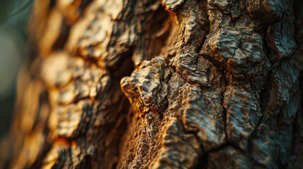 A detailed view of the bark and texture of a tree trunk. This image can be used for nature,...