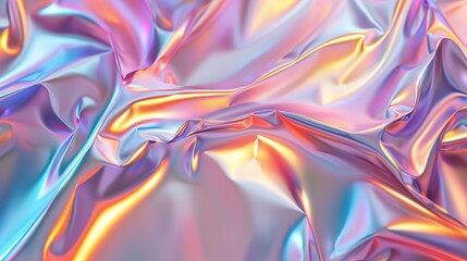 Smooth Holographic Foil Abstract background