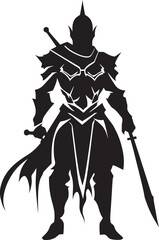Elite Enforcer Lancer Soldier Mascot Icon Design Crimson Lance Mascot Logo of Lancer Soldier