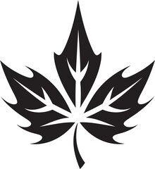 Ethereal Elegance Nature Inspired Logo Design Serene Shadows Vector Emblem with Leaf Silhouette