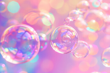 Holographic Soap Bubbles Background