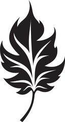 Tranquil Greens Vector Icon of Leaf Silhouette Ethereal Elegance Leaf Silhouette Logo Design