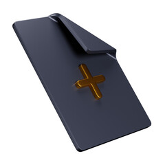 a red folder with a cross on it, 3 d icon for mobile game, hyperrealistic image of x, high quality product photo, red realistic 3 d render, simple illustration