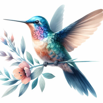recommend clip art: watercolor hummingbird clipart 