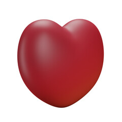 3d dynamic icon. heart on a white background, red hearts, red realistic 3 d render, heart, hearts symbol, 3d model of a human heart, red background photorealistic