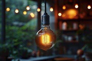contemporary style lighting bulb decor, Luxury retro light bulb stylish interior lighting lamp for...