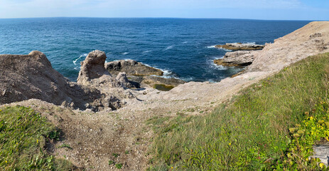 Cape St George on the Port au Port Peninsula on southwest coast of Newfoundland in the province of Newfoundland and Labrador, Canada. Boutte du Cap Park