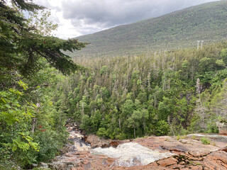 Southeast Brook Falls in Gros Morne National Park, a Canadian national park and World Heritage Site...