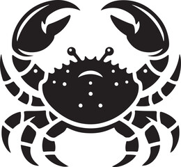 Obraz premium Crab silhouette illustrator 