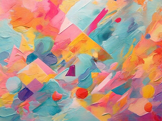 colorful abstract oil painting background