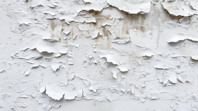 White Wheatpaste Street Poster Texture
