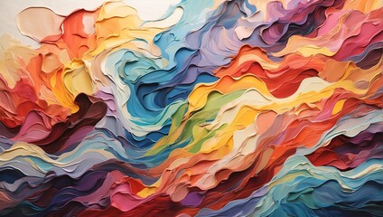 abstract colorful background with lines, pattern, wallpaper, illustration, curve, rainbow colors gradient	
