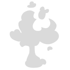 comic cartoon smoke cloud