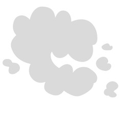 comic cartoon smoke cloud