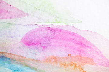 Painted in watercolor on a white background. Hand painted watercolor background. Watercolor wash.