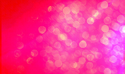 Pink bokeh background horizontal backdrop with copy space for text or image