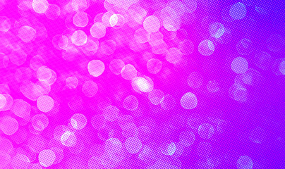 Pink bokeh background horizontal backdrop with copy space for text or image
