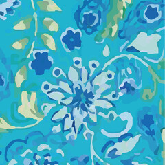 Oil painting and various flowers, birds, roses, peonies, beautiful wedding illustrations