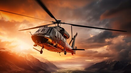 Helicopter Horizons: Soaring Above