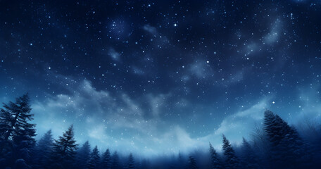 Fototapeta premium A clear perfect background of the starry sky.