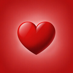 Heart, love, romance or valentine's day red vector icon for apps and websites, mother day, marriage, love topics