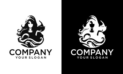 Beautiful Girl Graphics for Beauty Product or Skin Care Logo