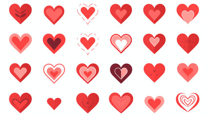 Paper pink hearts fly on soft pink color background, border, copy space. Valentine day concept for design. Happy young couple with heart-shaped balloons on color background. Valentine's Day celebratio