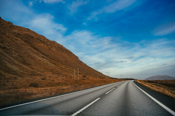 Carretera de  Islandia por la  ruta 1 