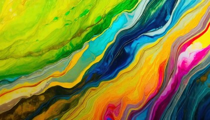 Abstract Colorful Marble Texture