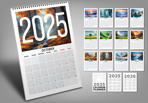 2025  Calendar planner EU