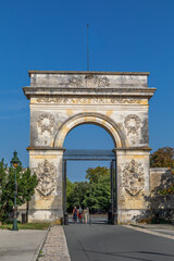 Fototapeta na wymiar Porte Royale du soleil, Arsenal de Rochefort, Charente-Maritime