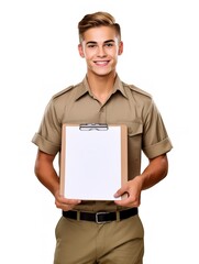 Experienced Male Zookeeper with Animals, AI Generated